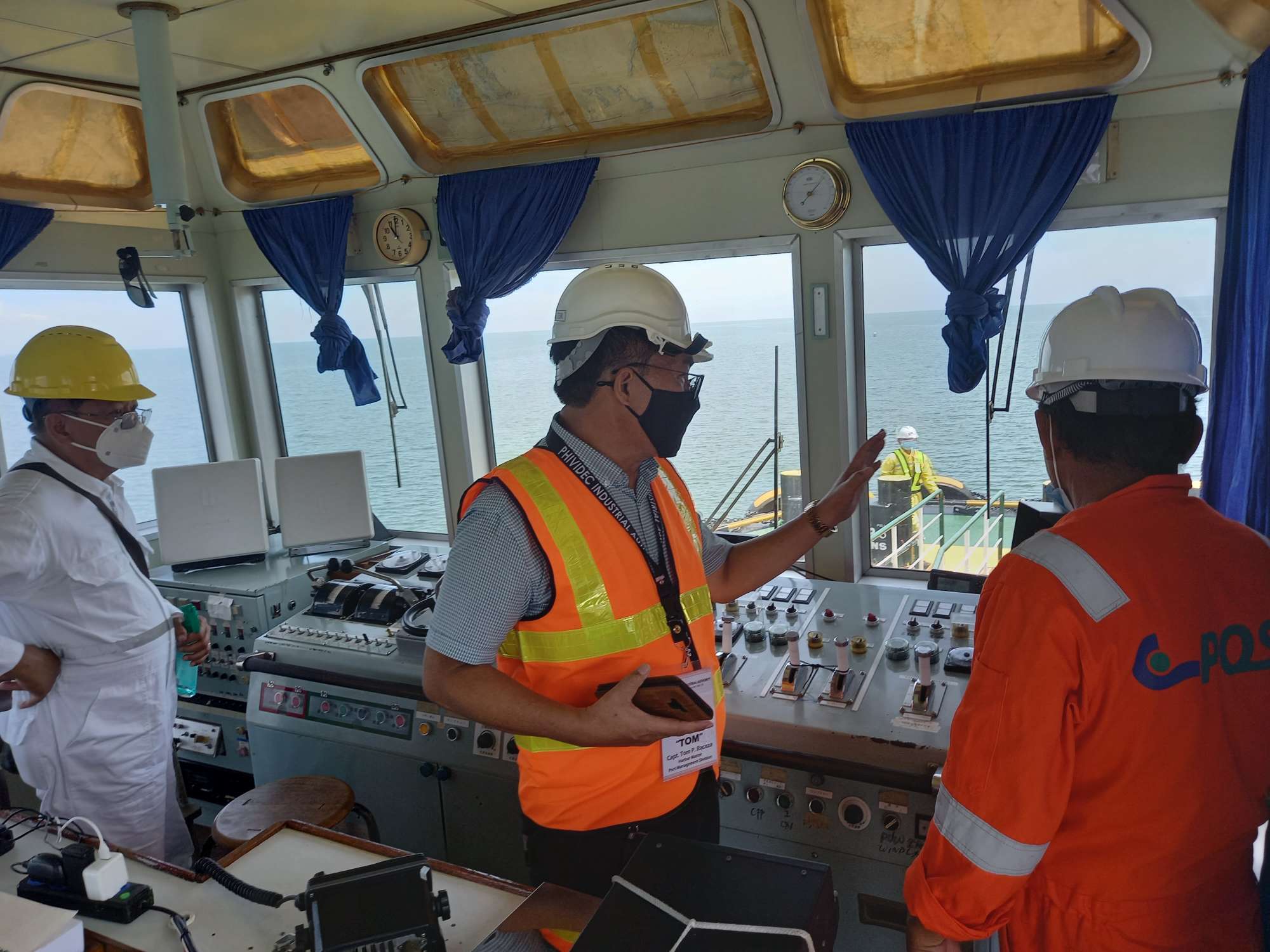GQTI inspects tugboats prior to issuance of Certificate of Accreditation from PHIVIDEC